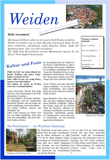 Faltblatt